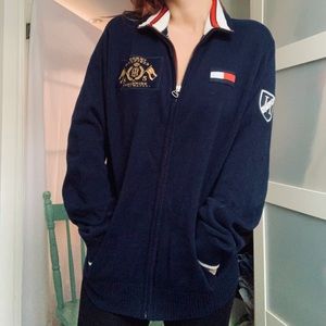 Hilfiger Zipper Jacket with patches